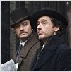 Sherlock Holmes : Bild Guy Ritchie, Jude Law, Robert Downey Jr.