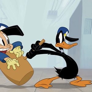 Ein Klebriges Abenteuer Daffy Duck Und Schweinchen Dick Retten Den