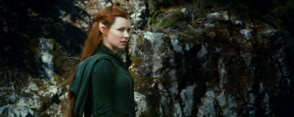 Evangeline Lilly Als Elbin Tauriel Auf Neuem Poster Zu Der Hobbit Die Schlacht Der Fünf Heere 