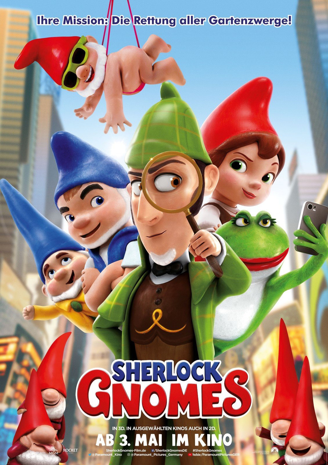 Anschauen Sherlock Gnomes film in Deutsch mit englischen Untertiteln in FULL HD