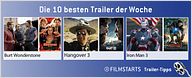 Die zehn besten Trailer der Woche (9. März 2013)