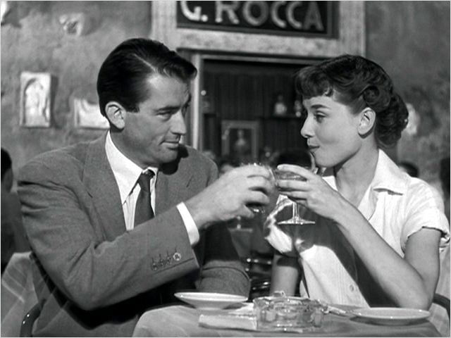 Ein Herz und eine Krone : Bild Audrey Hepburn, Gregory Peck - Ein Herz - Audrey Hepburn Ein Herz Und Eine Krone