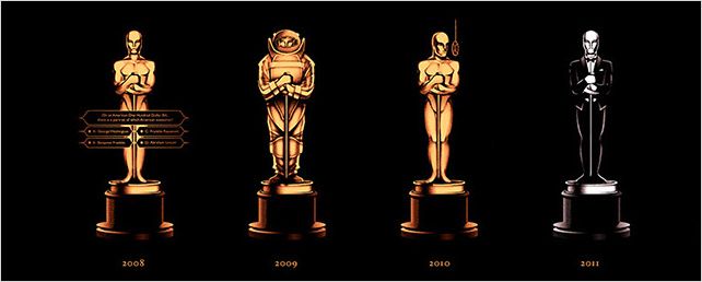 Spektakuläres Oscar-Poster: Jeder Beste Film mit eigenem Oscar im individuellen Design