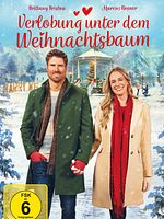 Poster der Verlobung unter dem Weihnachtsbaum