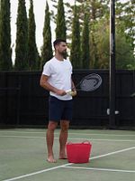 Poster der Novak Djokovic: Der Wolf im Winter