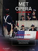 Poster der Met Opera Live im Kino: Andrea Chénier