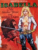 Poster der Isabella – Mit blanker Brust und spitzem Degen