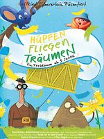 Poster der Hüpfen, Fliegen, Träumen