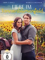 Poster der Liebe im Sonnenblumenfeld