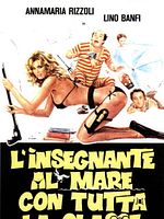 Poster der L'insegnante al mare con tutta la classe