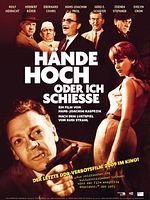 Poster der Hände hoch oder ich schieße