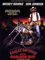 Poster der Harley Davidson und der Marlboro-Mann