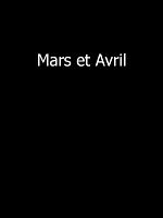 Poster der Mars et Avril