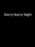 Poster der Starry Starry Night