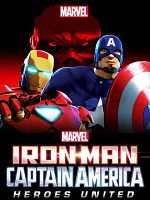 Poster der Iron Man and Captain America: Heroes United