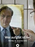 Poster der Wer aufgibt ist tot