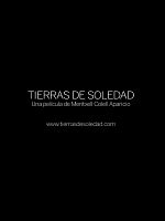 Poster der Tierras de soledad