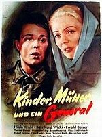 Poster der Kinder, Mütter und ein General