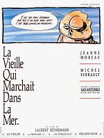 Poster der Die Dame, die im Meer spazierte