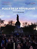 Poster der Place de la République, printemps 2016