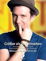 Poster der Größer als im Fernsehen