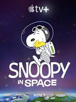 Bild von Snoopy im All