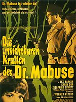 Poster der Die Unsichtbaren Krallen Des Dr. Mabuse