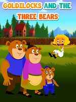 Poster der Goldlöckchen und die drei Bären