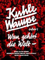 Poster der Kuhle Wampe oder Wem gehört die Welt?