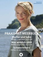 Poster der Praxis mit Meerblick - Mutter und Sohn