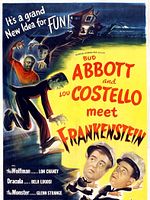 Poster der Abbott und Costello treffen Frankenstein