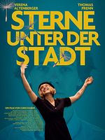 Poster der Sterne unter der Stadt