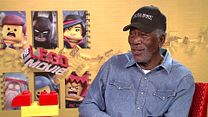 Bild von Morgan Freeman exclusice: Who ist the best Batman?
