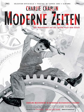 Poster der Moderne Zeiten