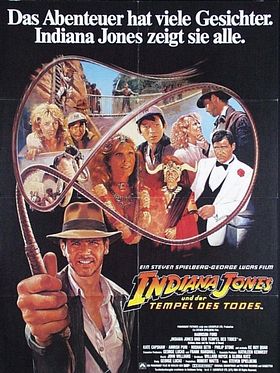 Poster der Indiana Jones und der Tempel des Todes
