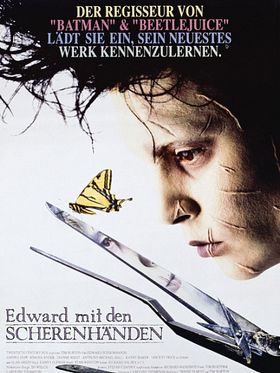 Poster der Edward mit den Scherenhänden