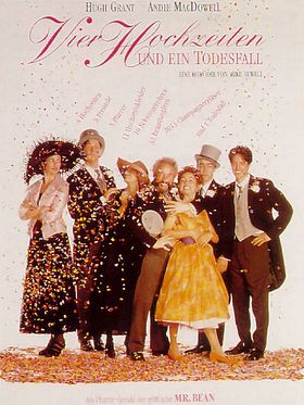 Poster der Vier Hochzeiten und ein Todesfall