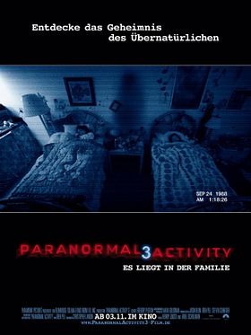 Poster der Paranormal Activity 3