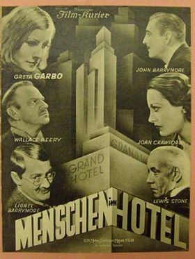 Poster der Menschen im Hotel