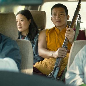 Bilder Was will der Lama mit dem Gewehr?