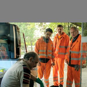 Bilder Die Drei von der Müllabfuhr: Schutzgeld