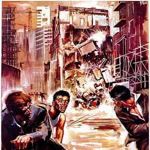 Bilder Hände über der Stadt