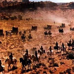 Bilder Vierzig Wagen westwärts