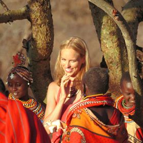 Bilder Die weiße Massai