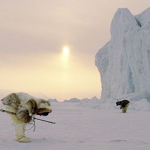 Bilder Spuren im Eis