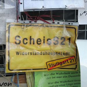 Bilder Alarm am Hauptbahnhof - Auf den Straßen von Stuttgart 21