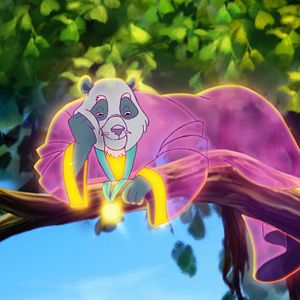 Bilder Kleiner starker Panda