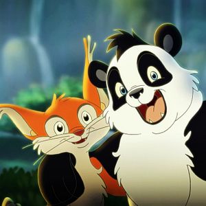 Bilder Kleiner starker Panda