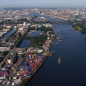 Bilder Die Elbe von oben