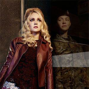 Bilder Eine Frau an der Front